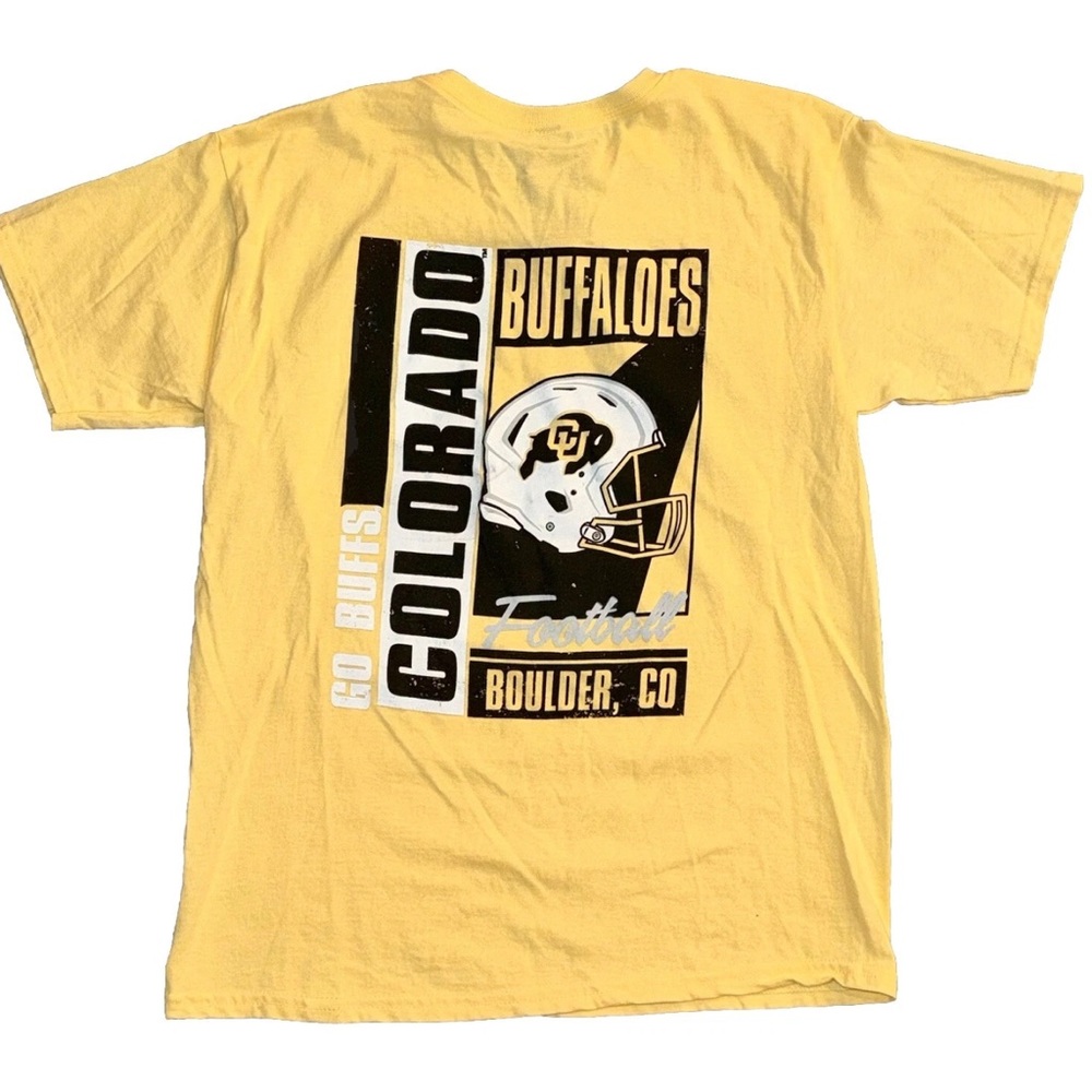 Yellow Colorado Buffaloes Youth XL T-Shirt
